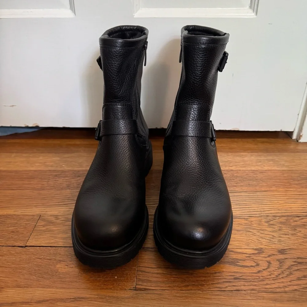 La Canadienne HANNA SHEARLING-LINED LEATHER BOOTIE - Picture 3 of 3
